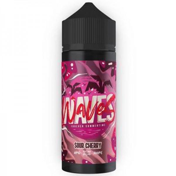 Waves Sour Cherry 0mg 100ml Short Fill E-Liquid