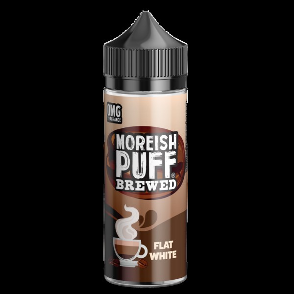 Moreish Puff Brewed Flat White 0mg 100ml Short Fill E-Liquid