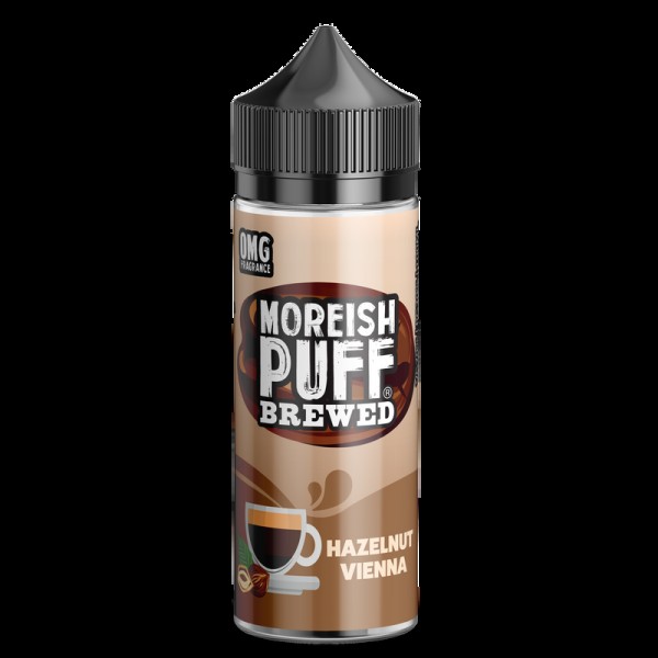 Moreish Puff Brewed Hazelnut Vienna 0mg 100ml Short Fill E-Liquid