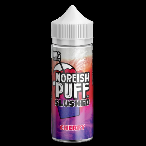 Moreish Puff Slushed Cherry 0mg 100ml Short Fill E...