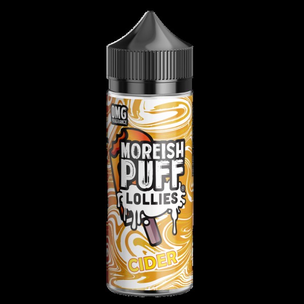 Moreish Puff Lollies Cider 0mg 100ml Short Fill E-...