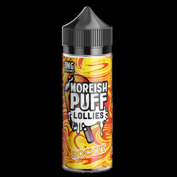 Moreish Puff Lollies Rocket 0mg 100ml Short Fill E...