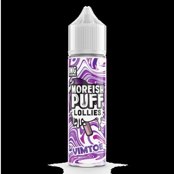 Moreish Puff Lollies Vimtoe 0mg 50ml Short Fill E-...