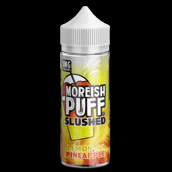 Moreish Puff Slushed Lemon & Pineapple 0mg 100ml Short Fill E-Liquid