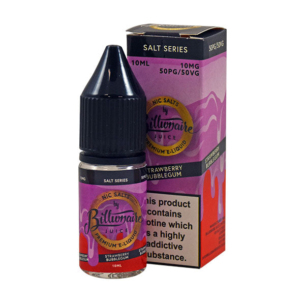 Billionaire Juice Strawberry Bubblegum 10ml Nic Salt