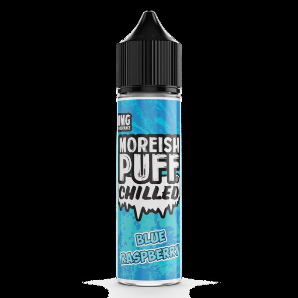 Moreish Puff Chilled Blue Raspberry 0mg 50ml Short Fill E-Liquid