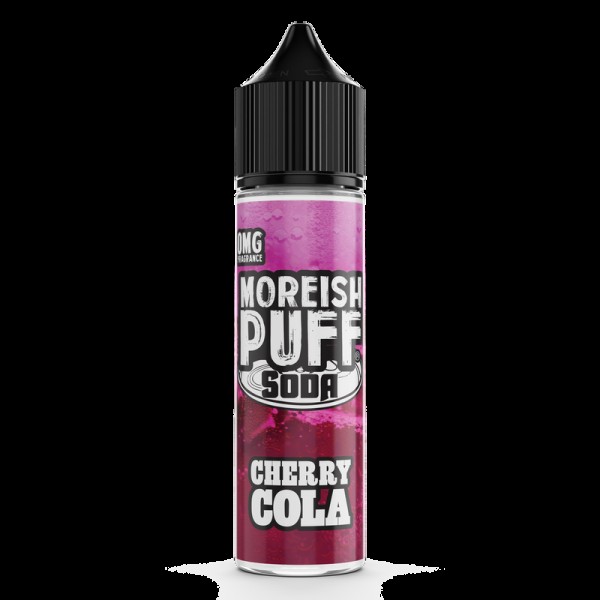 Moreish Puff Soda Cherry Cola 0mg 50ml Short Fill ...