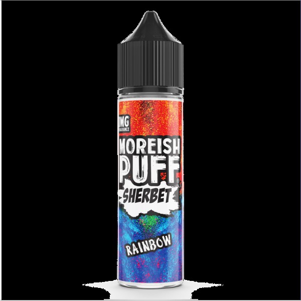 Moreish Puff Sherbet Rainbow 0mg 50ml Short Fill E-Liquid