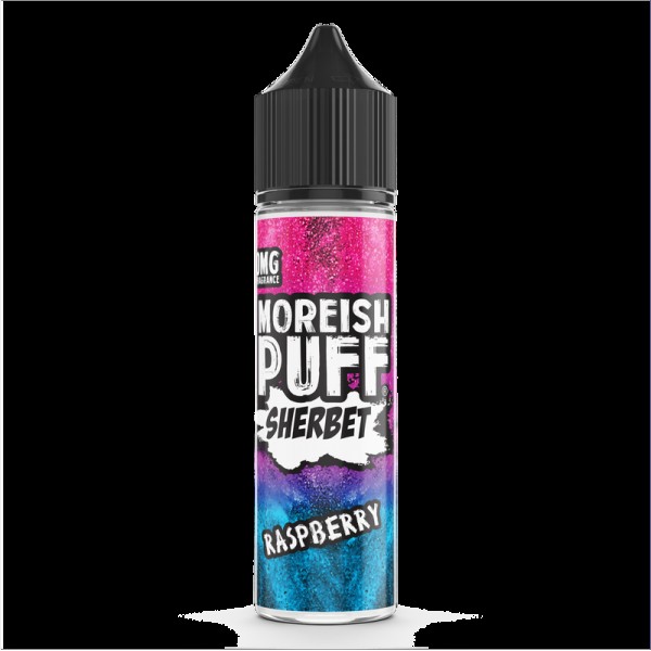 Moreish Puff Sherbet Raspberry 0mg 50ml Short Fill E-Liquid