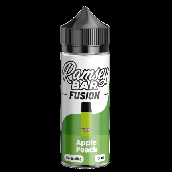 Ramsey Bar Fusion Apple Peach 0mg 100ml Short Fill...