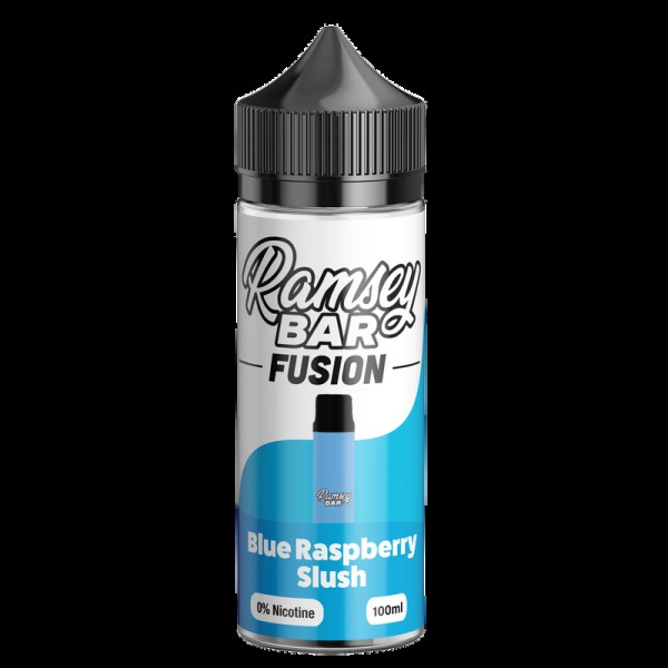 Ramsey Bar Fusion Blue Raspberry Slush 0mg 100ml S...