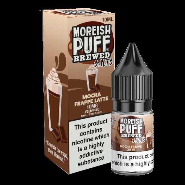 Moreish Puff Salts Mocha Frappe Latte 10ml Nic Salt