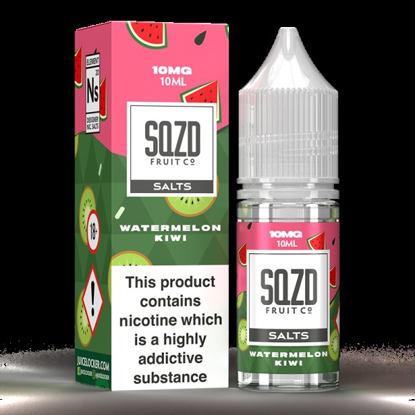 SQZD Watermelon Kiwi 10ml Nic Salt