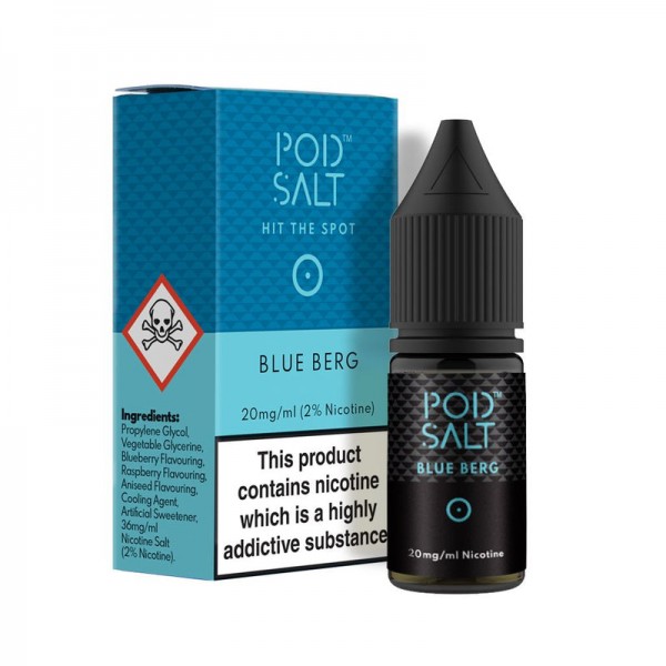 My Vapery Pod Salt Blue Berg E-liquid Nic Salt 10m...