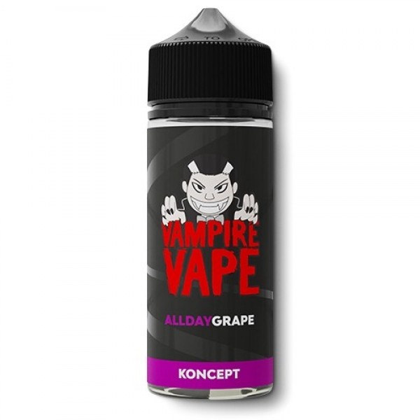 Vampire Vape Koncept: All Day Grape 0mg 100ml Shor...