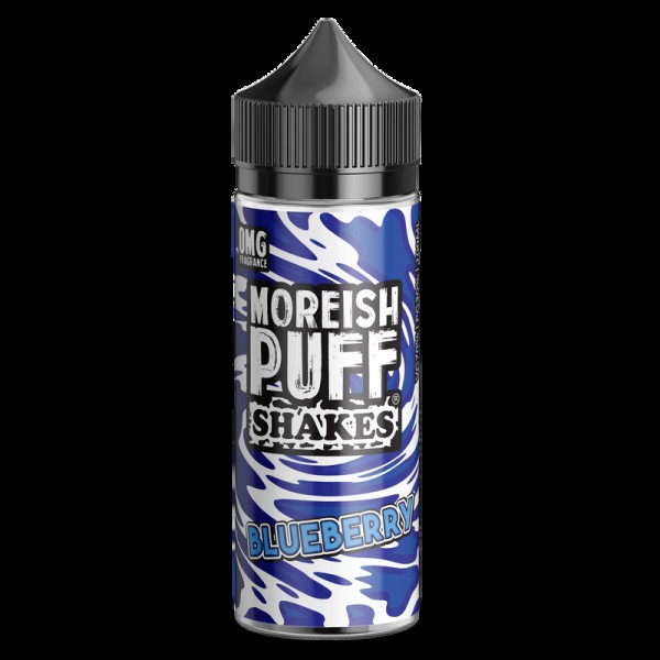 Moreish Puff Shakes Blueberry 0mg 100ml Short Fill...