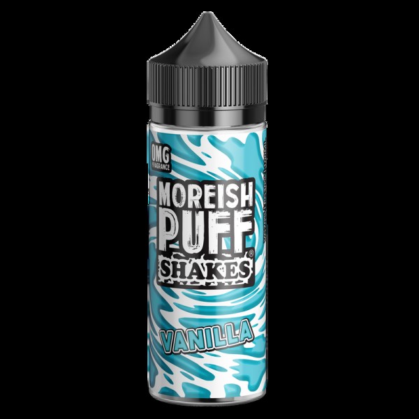 Moreish Puff Shakes Vanilla 0mg 100ml Short Fill E...