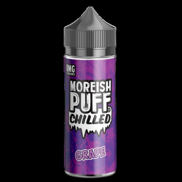 Moreish Puff Chilled Grape 0mg 100ml Short Fill E-...