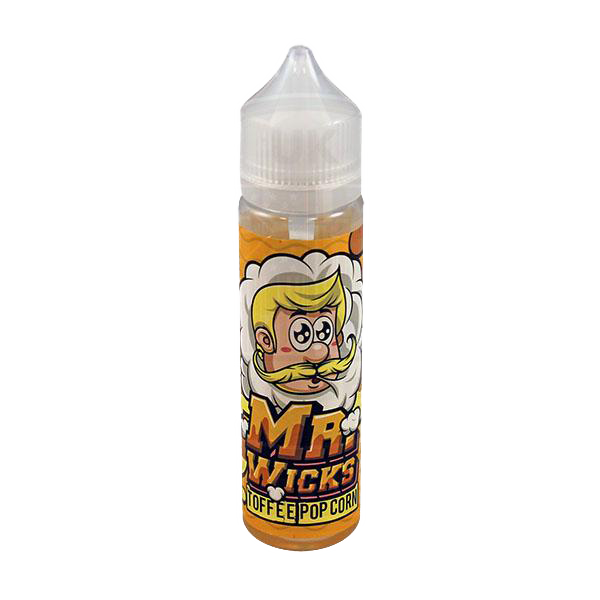 Mr Wicks Toffee Popcorn E-Liquid 50ml Short Fill