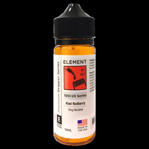 Element Kiwi Redberry E-Liquid 100ml Short Fill