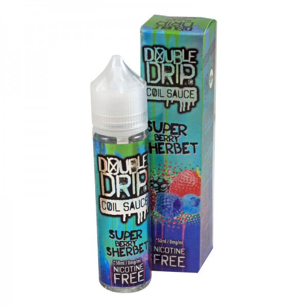 Double Drip Super Berry Sherbet E-Liquid 50ml Shor...