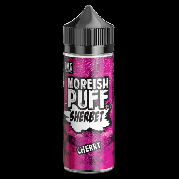 Moreish Puff Sherbet Cherry 0mg 100ml Short Fill E...