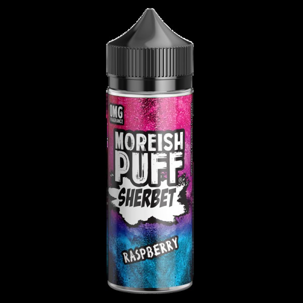 Moreish Puff Sherbet Raspberry 0mg 100ml Short Fill E-Liquid