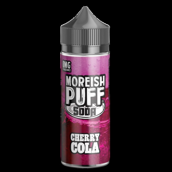 Moreish Puff Soda Cherry Cola 0mg 100ml Short Fill...