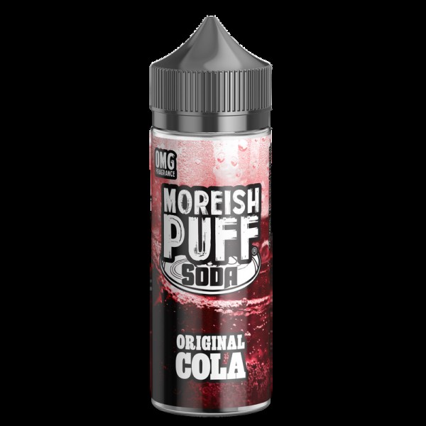 Moreish Puff Soda Original Cola 0mg 100ml Short Fi...