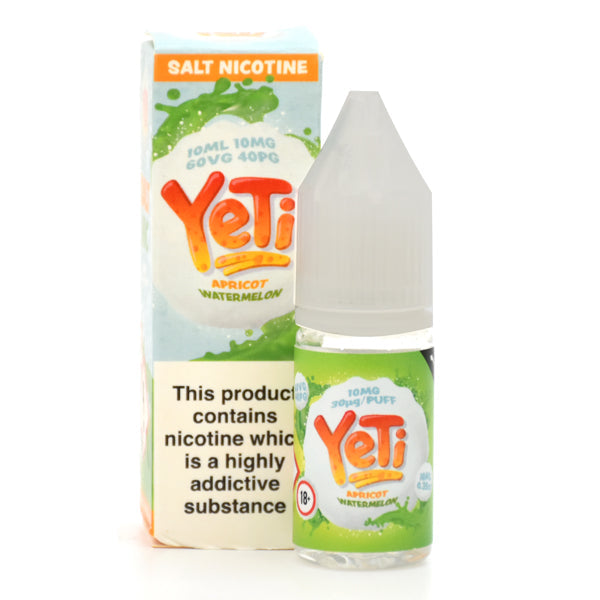 Yeti Apricot Watermelon 10ml Nic Salt