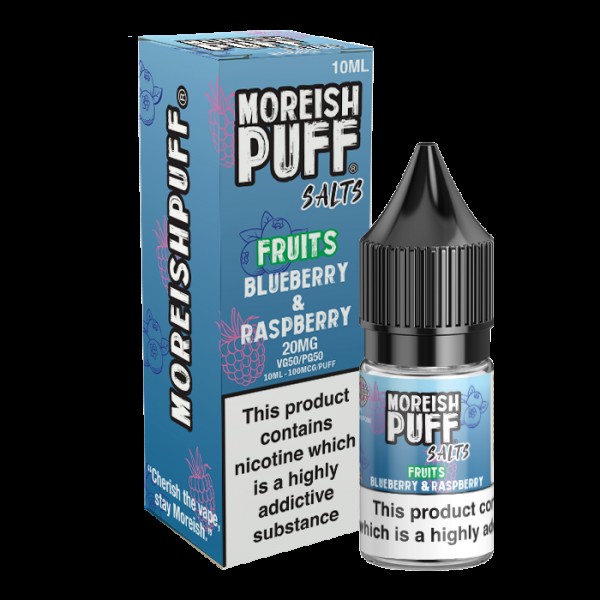 Moreish Puff Fruits Blueberry & Raspberry 10ml...