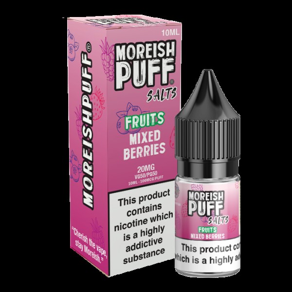 Moreish Puff Fruits Mixed Berries 10ml Nic Salt