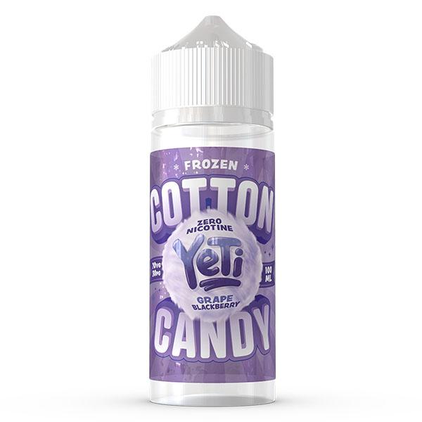 Yeti Cotton Candy: Grape Blackberry 0mg 100ml Shor...