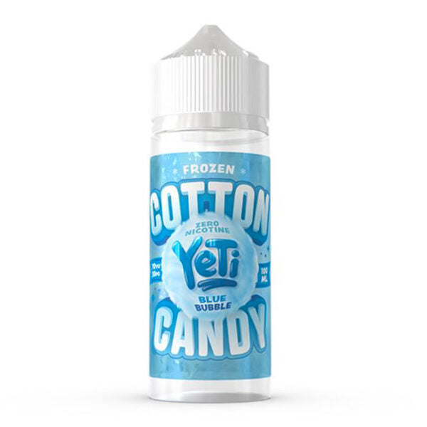 Yeti Cotton Candy: Blue Bubble 0mg 100ml Short Fill E-Liquid