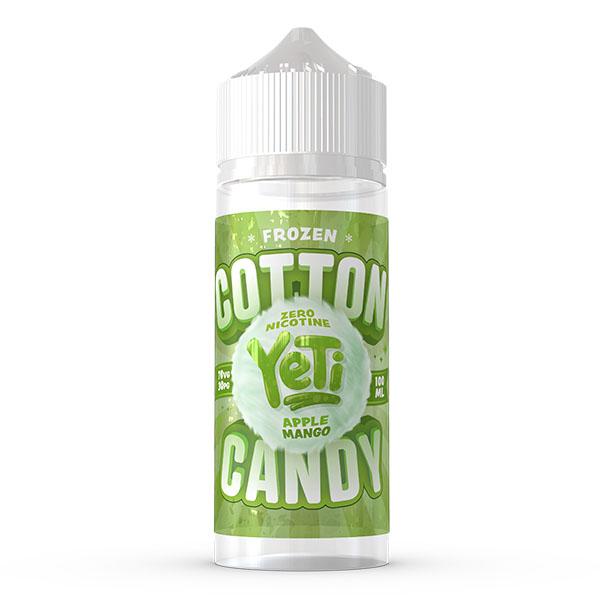 Yeti Cotton Candy: Apple Mango 0mg 100ml Short Fil...