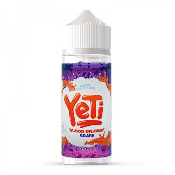 Yeti Ice Cold Blood Orange Grape 0mg 100ml Short Fill E-Liquid