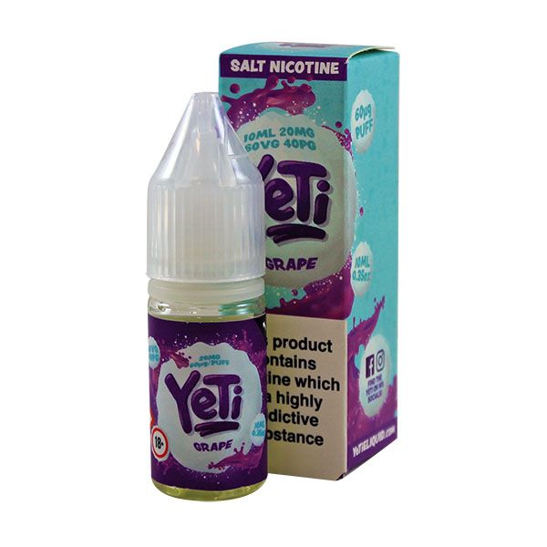 Yeti Grape Nic Salt 10ml 20mg