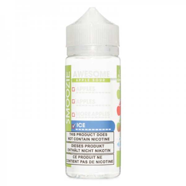 Awesome Apple Sour Ice by Smoozie E-liquid 100ml S...