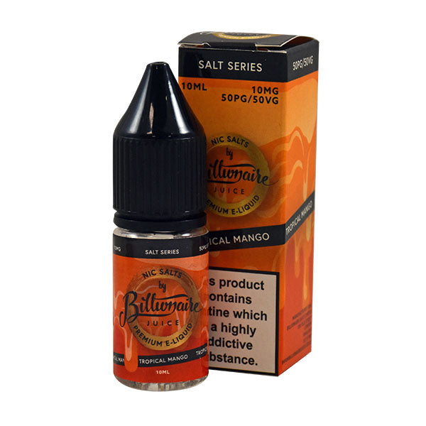 Billionaire Juice Tropical Mango 10ml Nic Salt Out Of Date