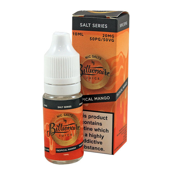 Billionaire Juice Tropical Mango 10ml Nic Salt Out Of Date