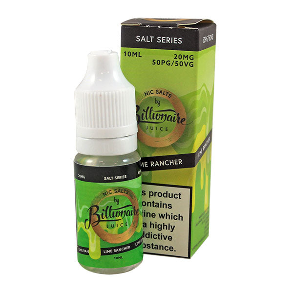 Billionaire Juice Lime Rancher 10ml Nic Salt Out O...