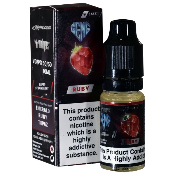 Dr Vapes Gems: Ruby Sweet Strawberry 10ml Nic Salt