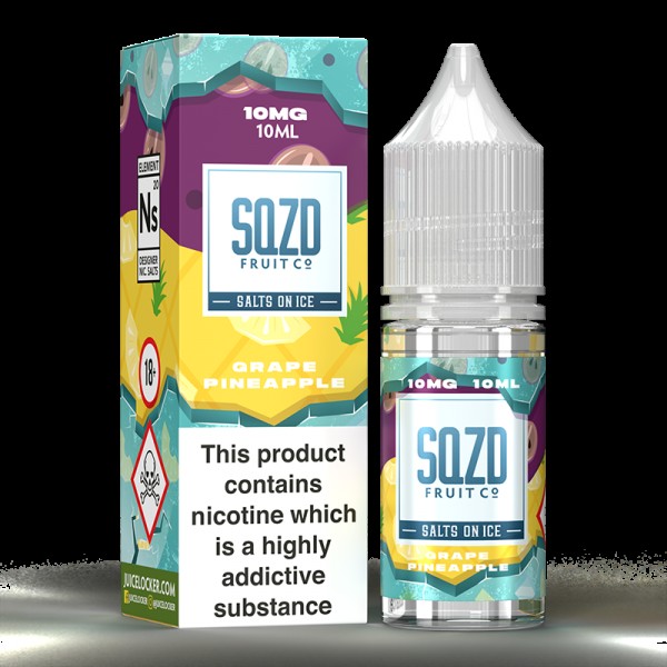 SQZD On Ice: Grape Pineapple 10ml Nic Salt