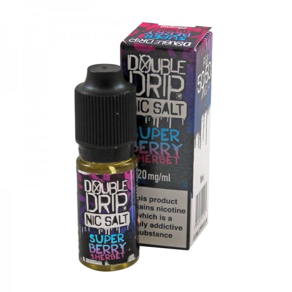 Double Drip Super Berry Sherbet Nic Salt 10ml