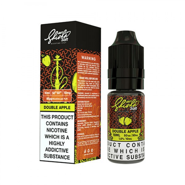 Nasty Juice Shisha Salt: Double Apple E-Liquid 10ml