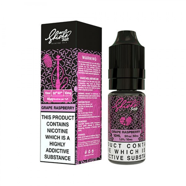 Nasty Juice Shisha Salt: Grape Raspberry E-Liquid 10ml