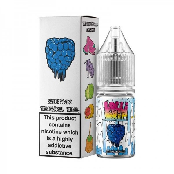 Lollidrip Blue Razz 10ml Nic Salt