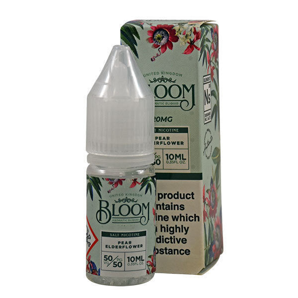 Bloom Pear Elderflower 10ml Nic Salt E-Liquid