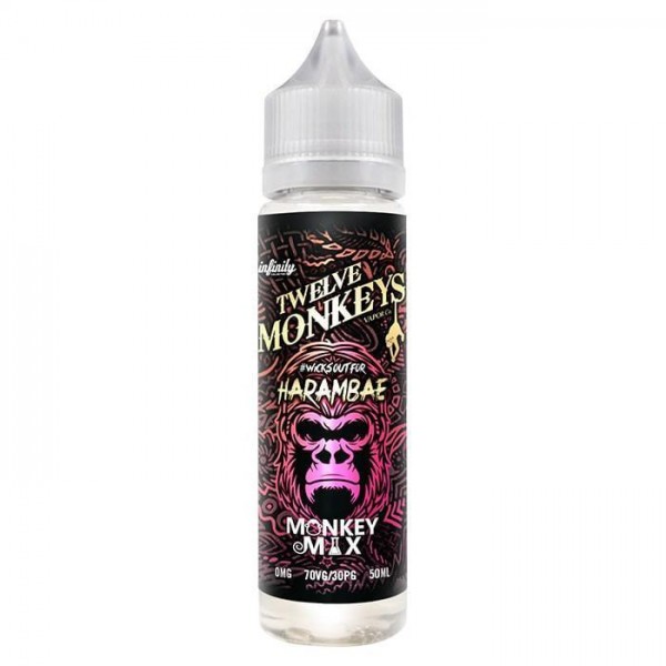 Twelve Monkeys Harambae 50ml Short Fill - 0mg