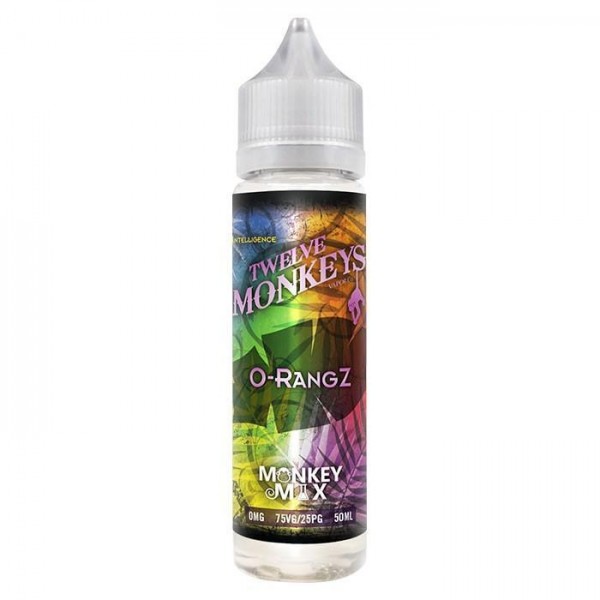 Twelve Monkeys O-RangZ 50ml Short Fill - 0mg